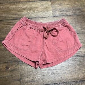 Altar'd State Pink Athletic Shorts with Elastic Waistband